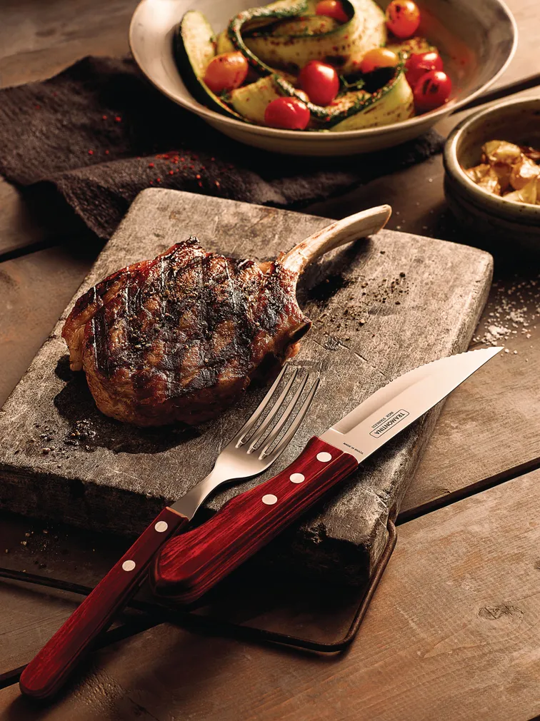 NUGADE/KAHVLITE KOMPLEKT TRAMONTINA JUMBO CHURRASCO 4-OSALINE