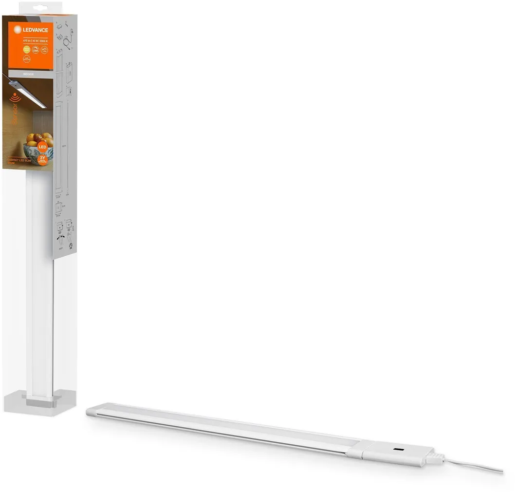 MÖÖBLIVALGUSTI LEDVANCE SLIM 10W 810LM 3000K SENSOR 50CM
