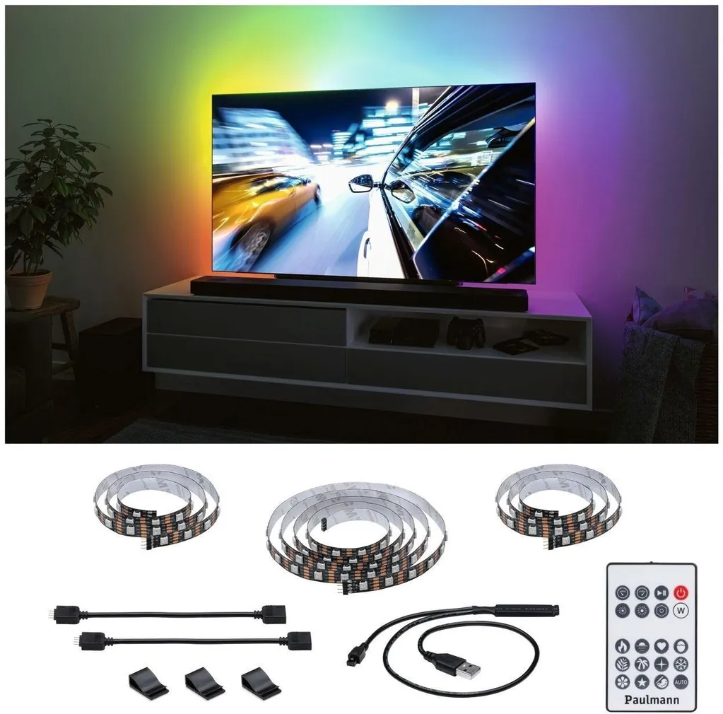 RIBAVALGUSTI PAULMANN DYNAMIC TV 65`USB RGB