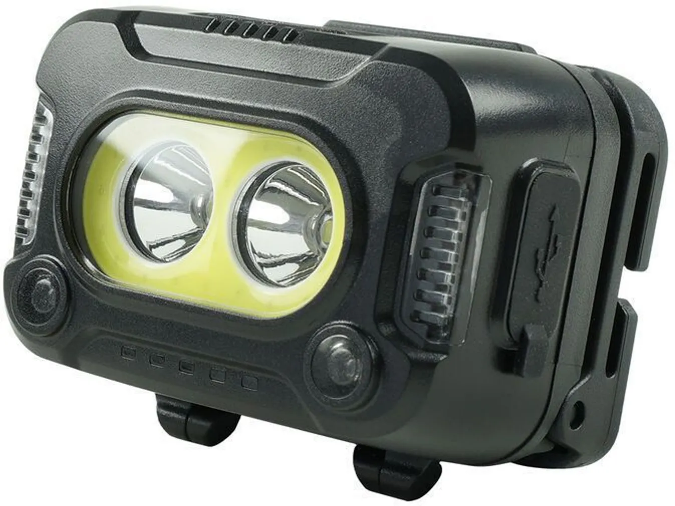 PEALAMP TECHNIK H25 350LM IP65 PUNANE LED USB-LAETAV