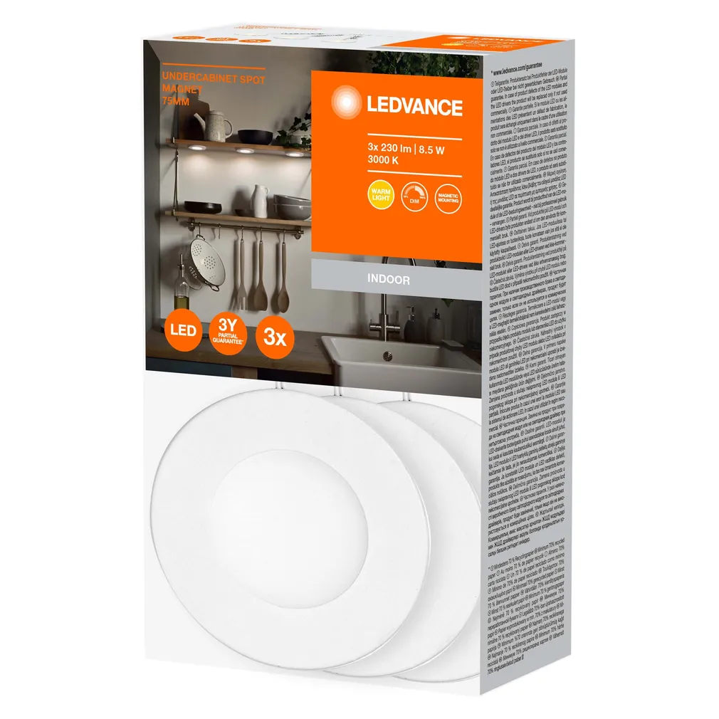 MÖÖBLIVALGUSTI LEDVANCE SPOT MAGNET 8,5W LED 3000K 75MM