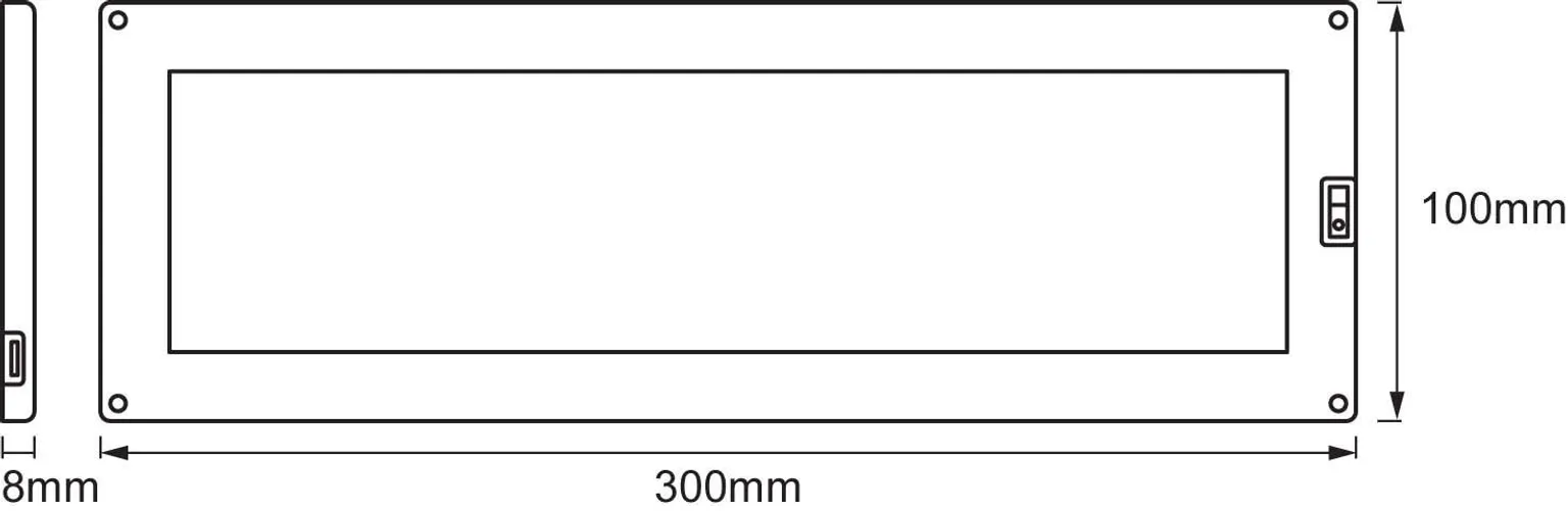 MÖÖBLIVALGUSTI LEDVANCE PANEL 5W LED 220LM 3000K 30X10CM
