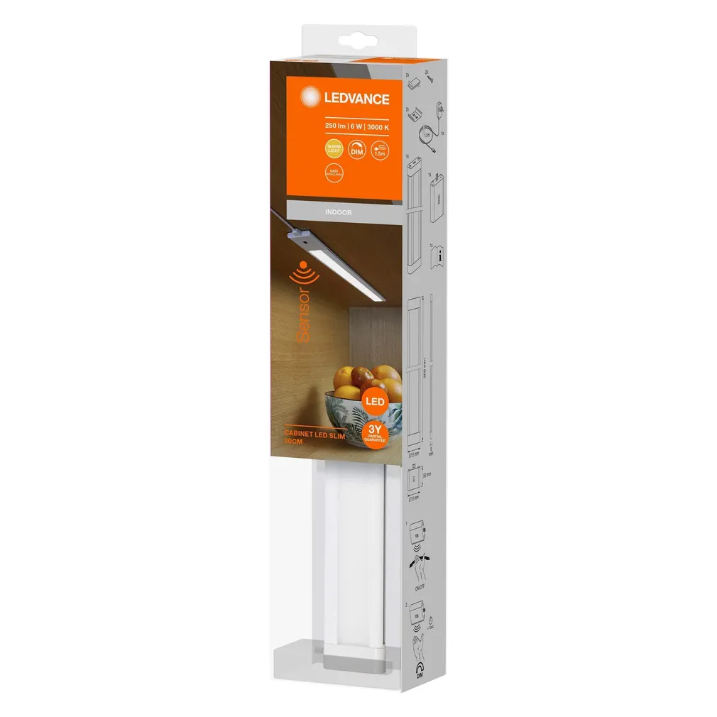 MÖÖBLIVALGUSTI LEDVANCE SLIM 6W LED 250LM 3000K 30CM