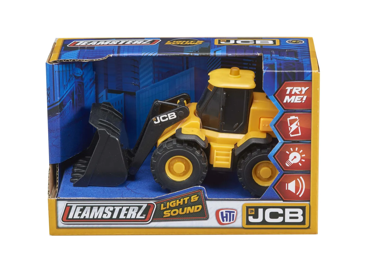 MÄNGUASI JCB LAADUR HELI- JA VALGUSEGA, VÄIKE