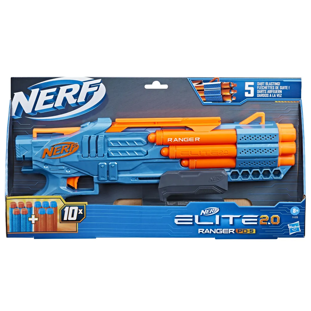 MÄNGUASI NERF ELITE 2.0 MÄNGURELV RANGER PD 5