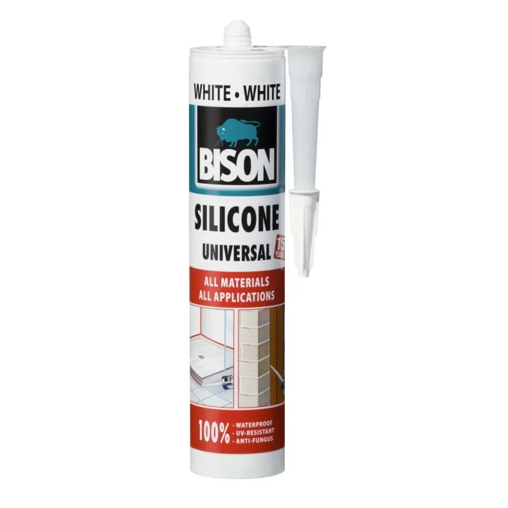 SILIKOON BISON UNIVERSAALNE VALGE 280ML