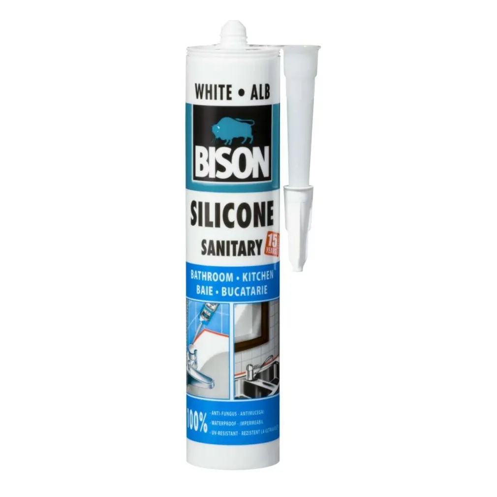 SANITAARSILIKOON BISON VALGE 280ML