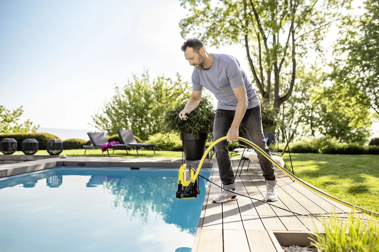 TÜHJENDUSPUMP KÄRCHER PUHAS VESI SP 17.000 SENS. 550W 17000L/H 7/9M