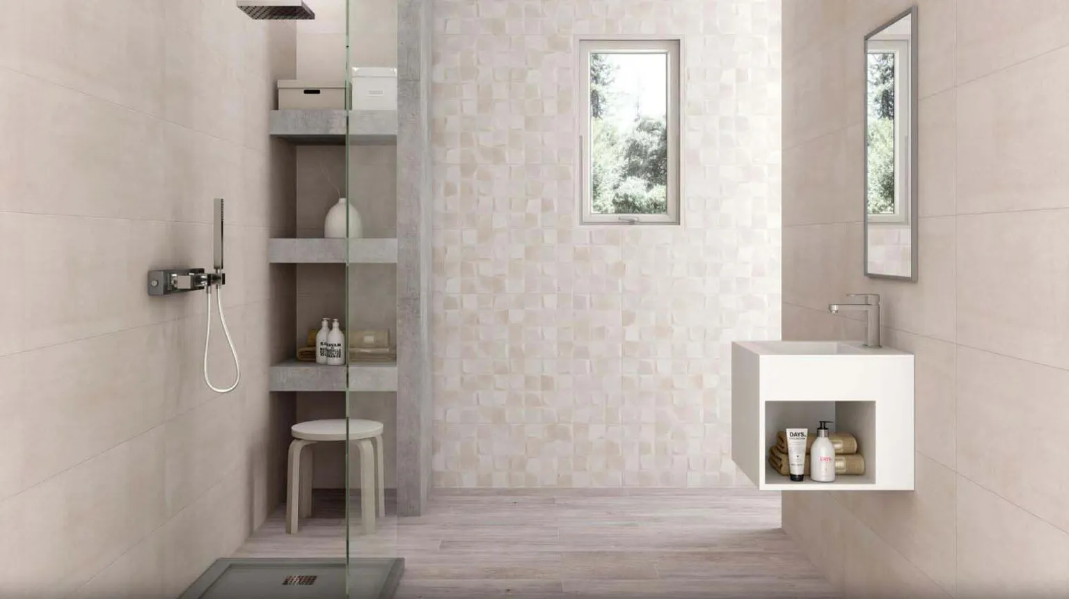 SEINAPLAAT PAMESA CERAMICA ADAIR TORTORA MATT 30X90CM