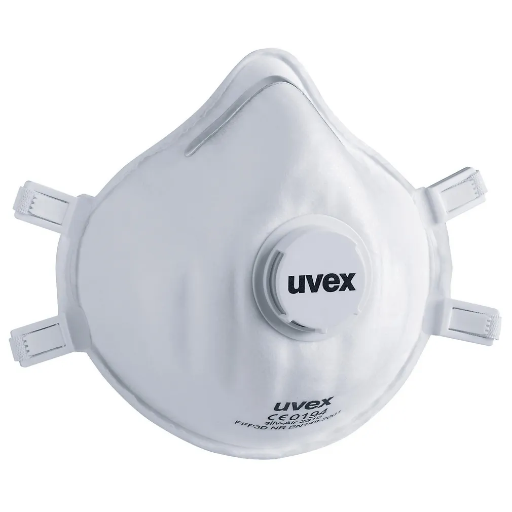 RESPIRAATOR UVEX SILV-AIR CLASSIC 2310 FFP3 VALGE 3TK PAKIS