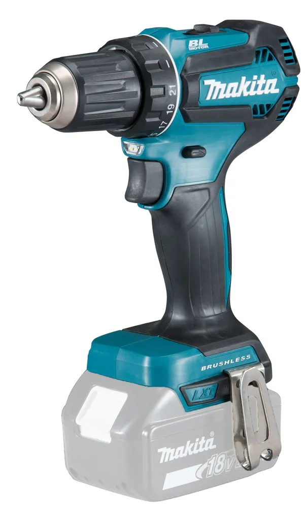 AKUTRELL MAKITA DDF485Z 18V, ILMA AKUDE JA LAADIJATA