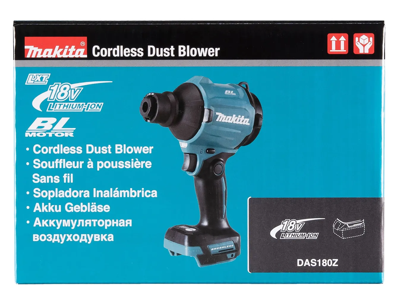 AKUPUHUR MAKITA DAS180Z 18V ILMA AKUDE JA LAADIJATA
