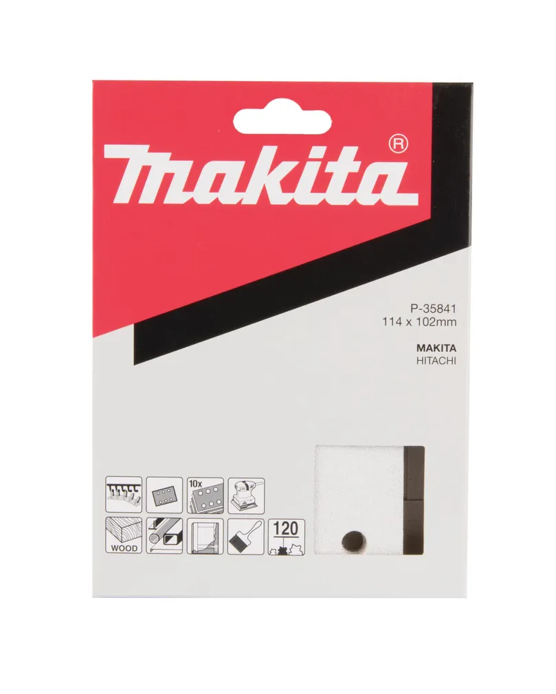 LIHVPABER MAKITA K120 DBO480 TAKJASKINNITUS 114X102MM 10TK