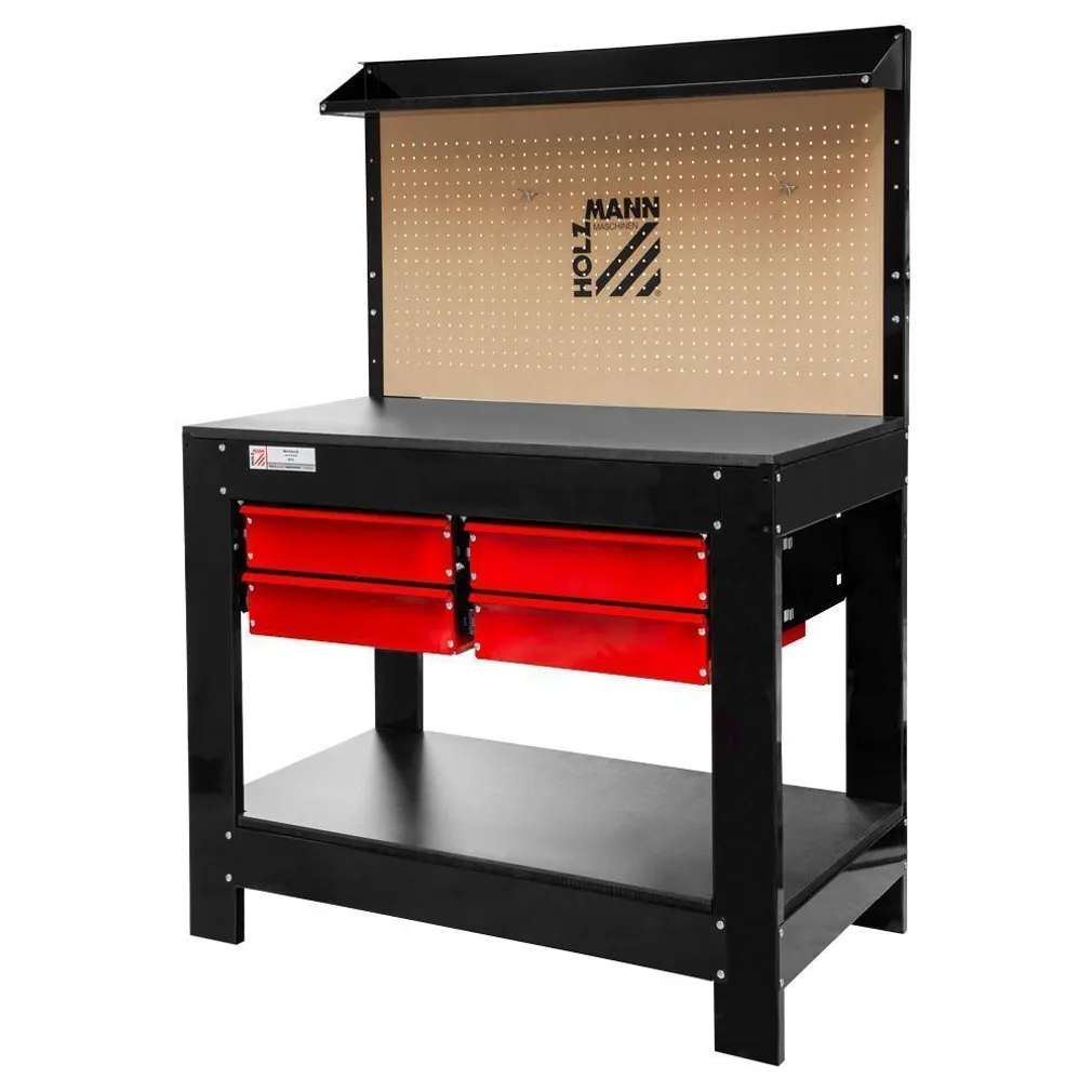 TÖÖLAUD HOLZMANN 1120X610X158MM NELJA SAHTLIGA