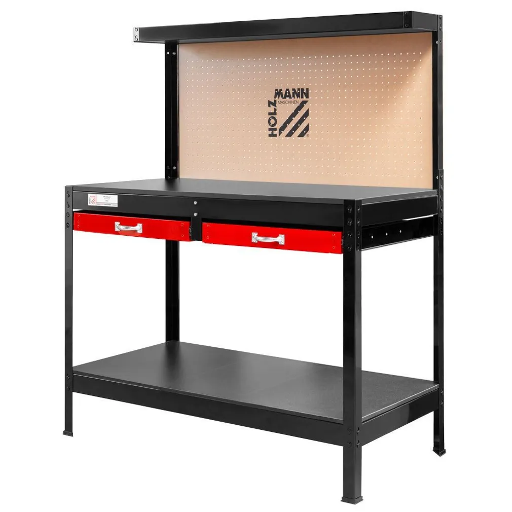 TÖÖLAUD HOLZMANN 1210X610X1500MM KAHE SAHTLIGA
