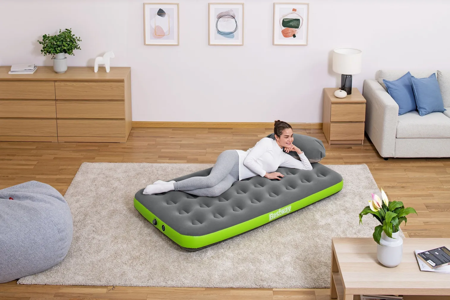 ÕHKMADRATS BESTWAY ROLL & RELAX 188X99X22CM