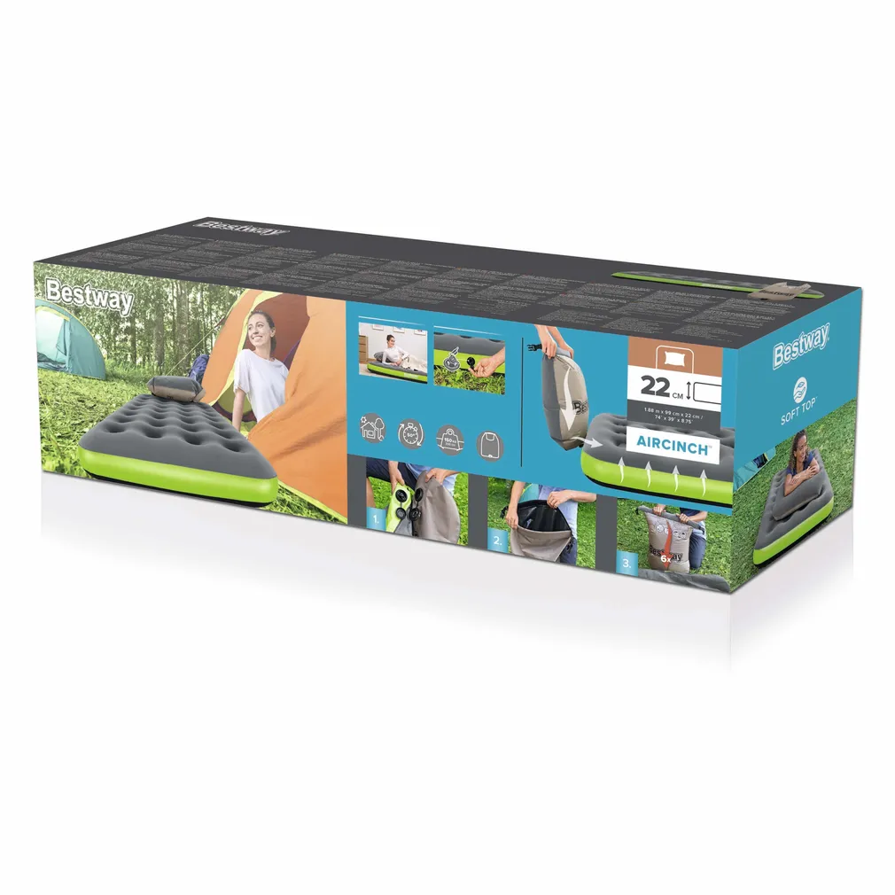 ÕHKMADRATS BESTWAY ROLL & RELAX 188X99X22CM