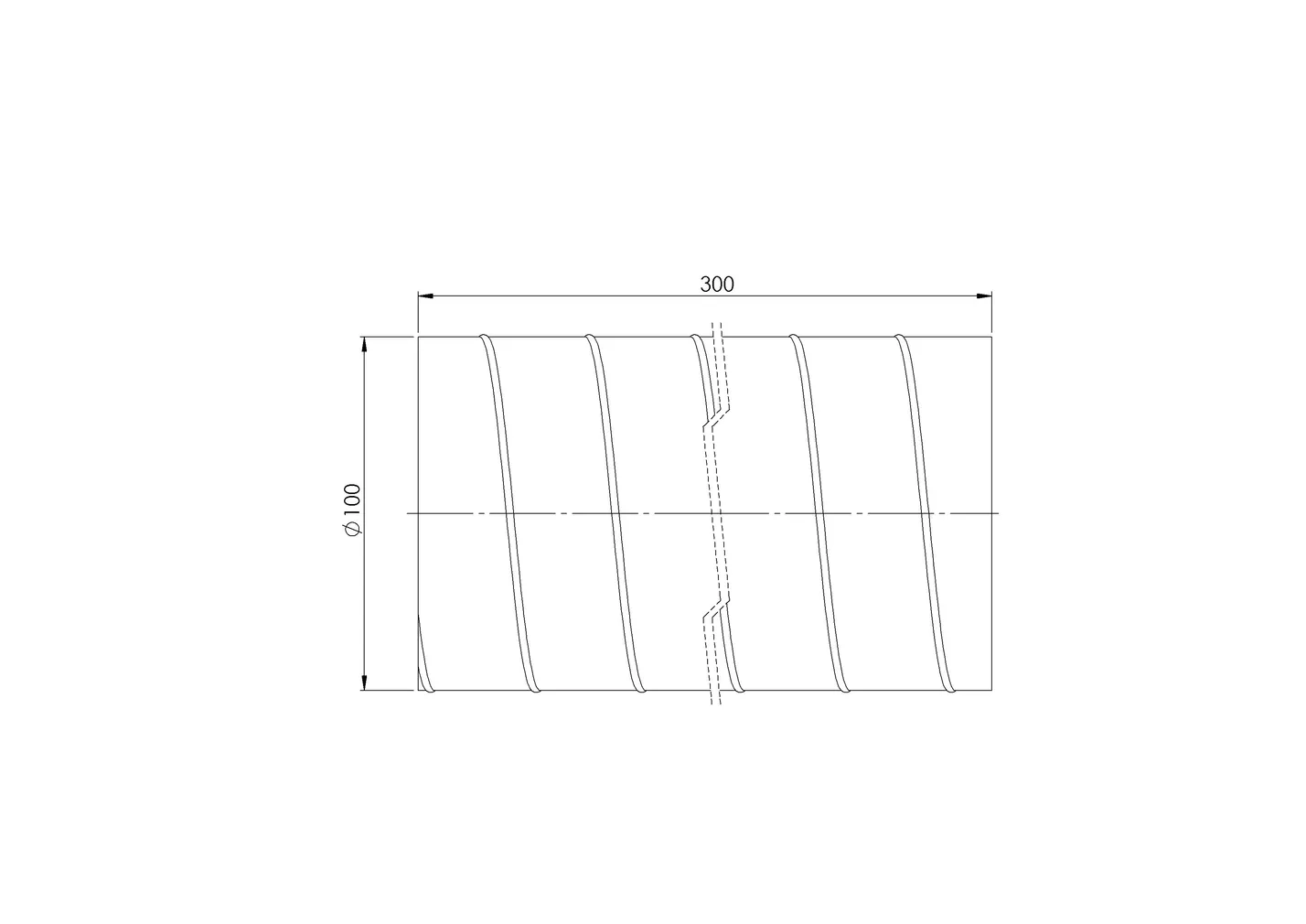 VENT.TORU EUROPLAST METALL SD100-0.3