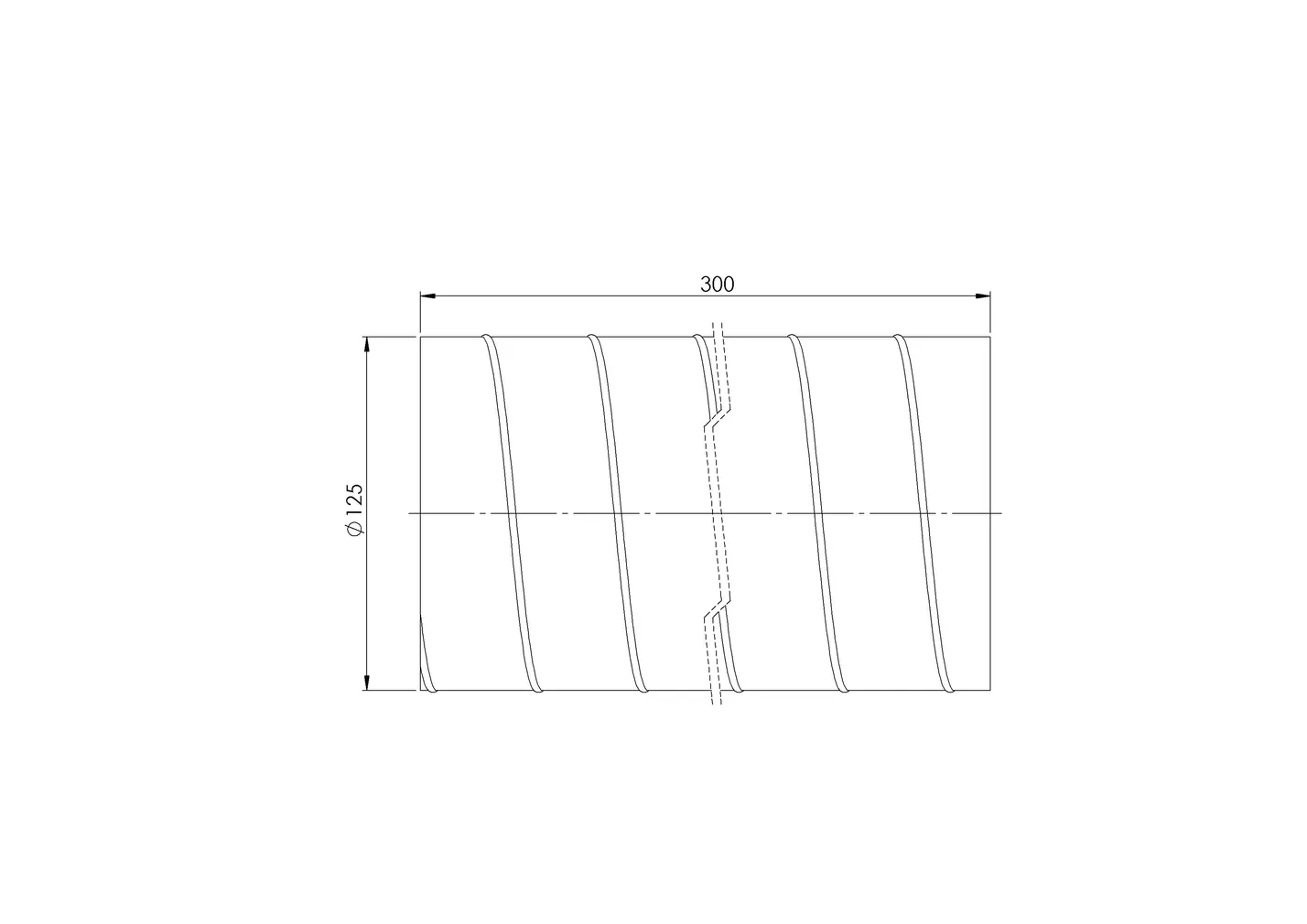 VENT.TORU EUROPLAST METALL SD125-0.3