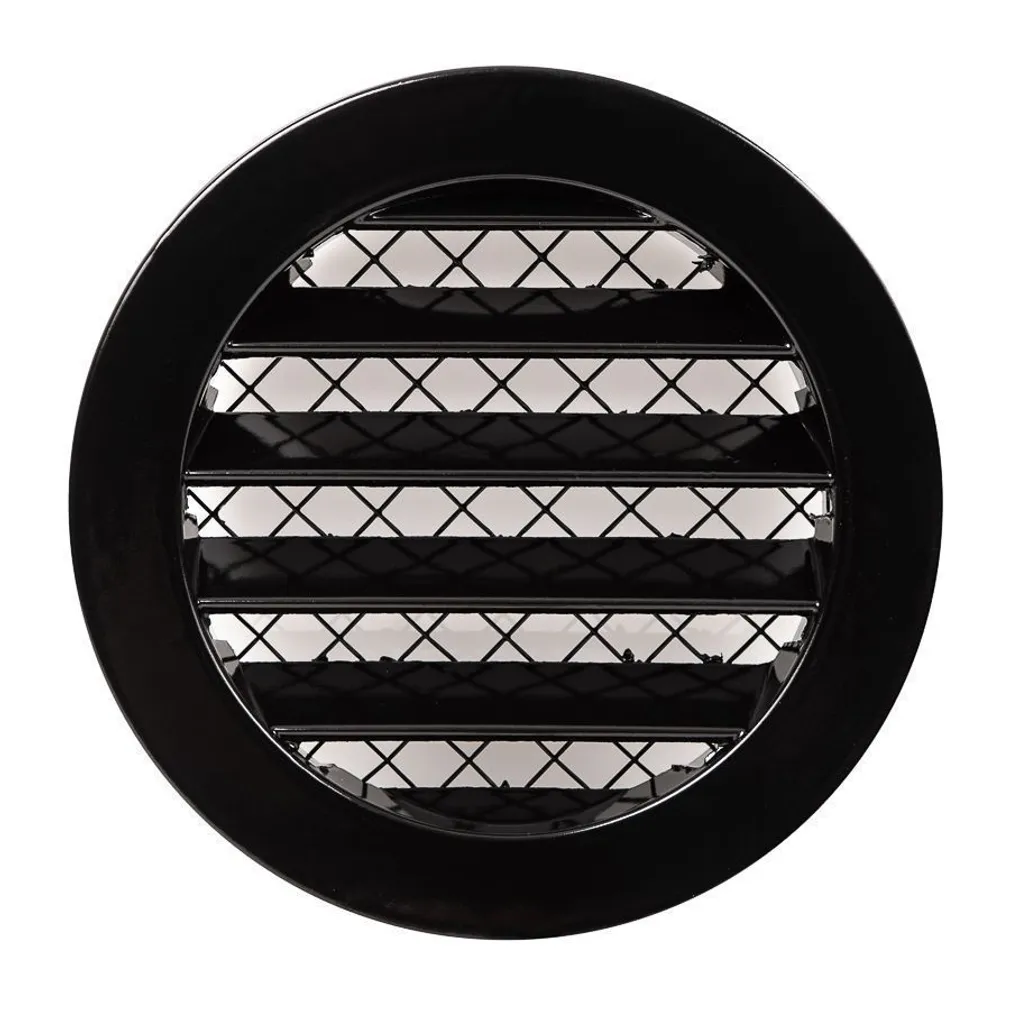 VENTILATSIOONIREST EUROPLAST MRA100 ALUMIINIUM MUST