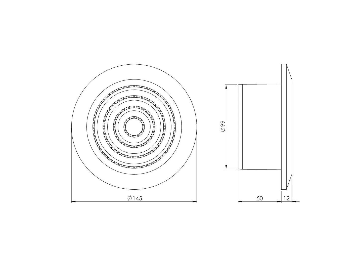 VENTILATSIOONIREST EUROPLAST PLAST NGA100