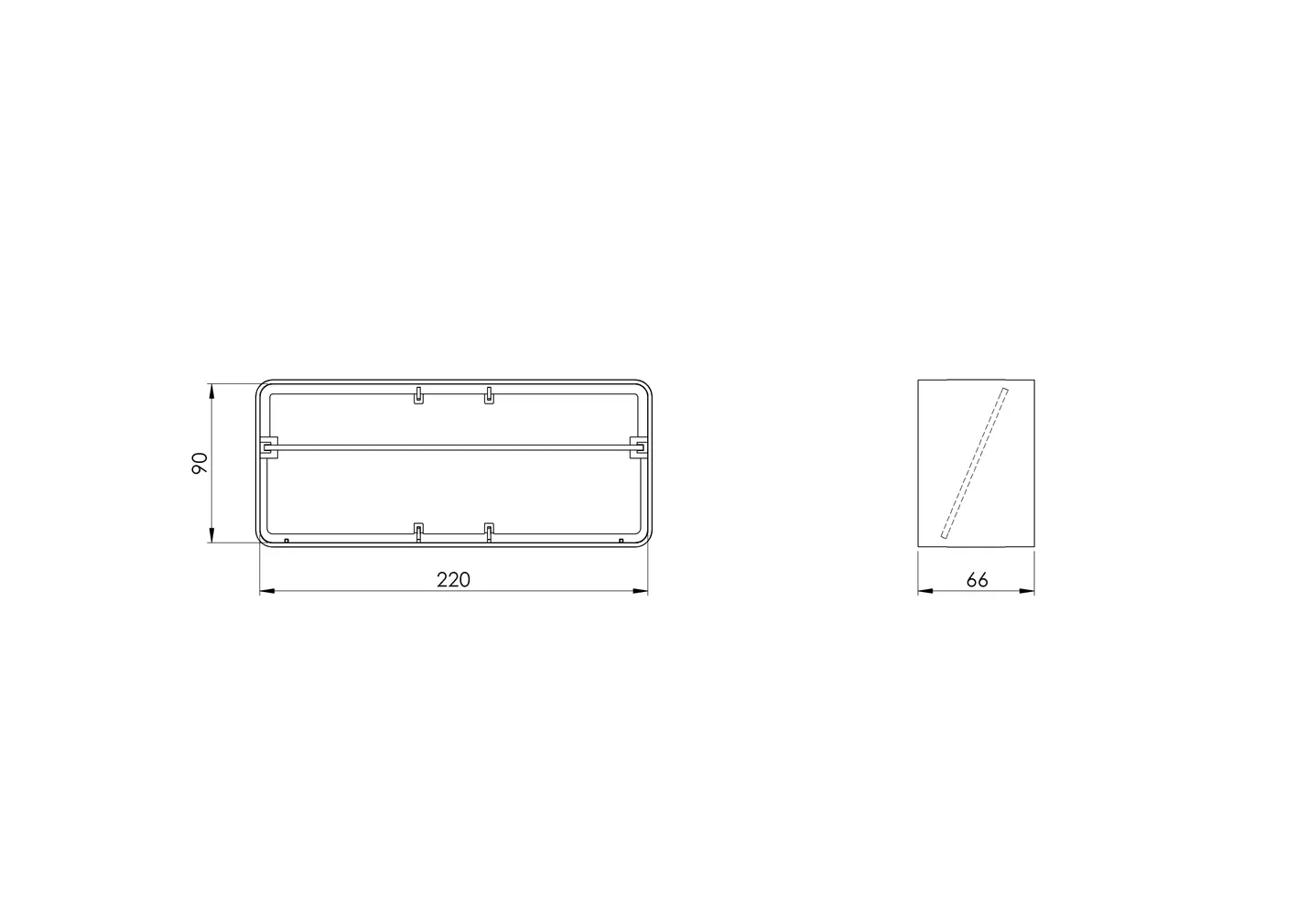 ÜHENDUS EUROPLAST KLAPIGA PLAST 220X90MM KV29