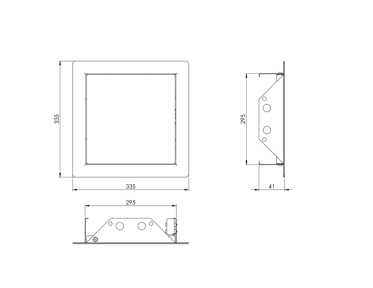 KONKTROLL-LUUK EUROPLAST CLICK METALL 300X300MM ANTRATSIIT