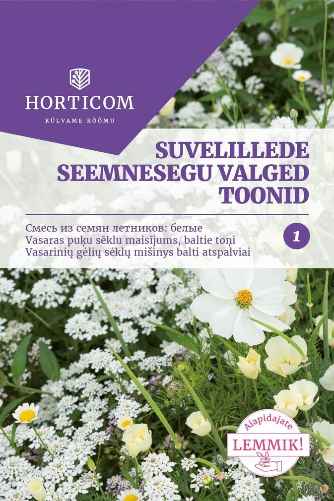 SEEMNED HORTICOM SUVELILLEDE SEEMNESEGU VALGE 0,75G