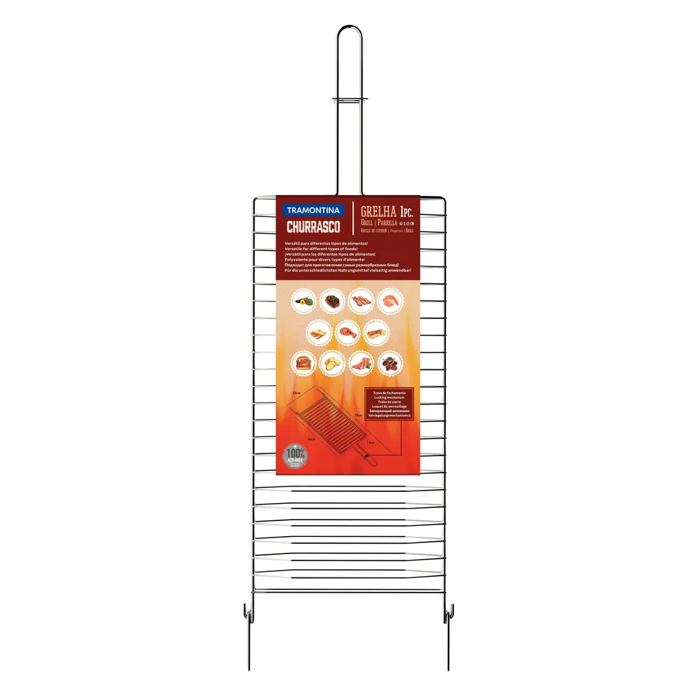 GRILLREST TRAMONTINA 42X23CM CHURRASCO