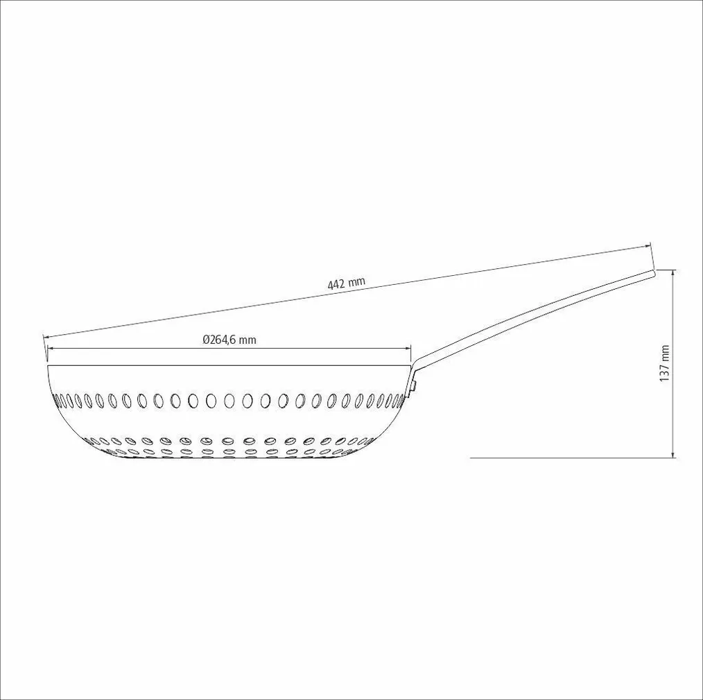 WOK-PANN TRAMONTINA CHURRASCO AUKUDEGA KÄEPIDEMEGA 26CM