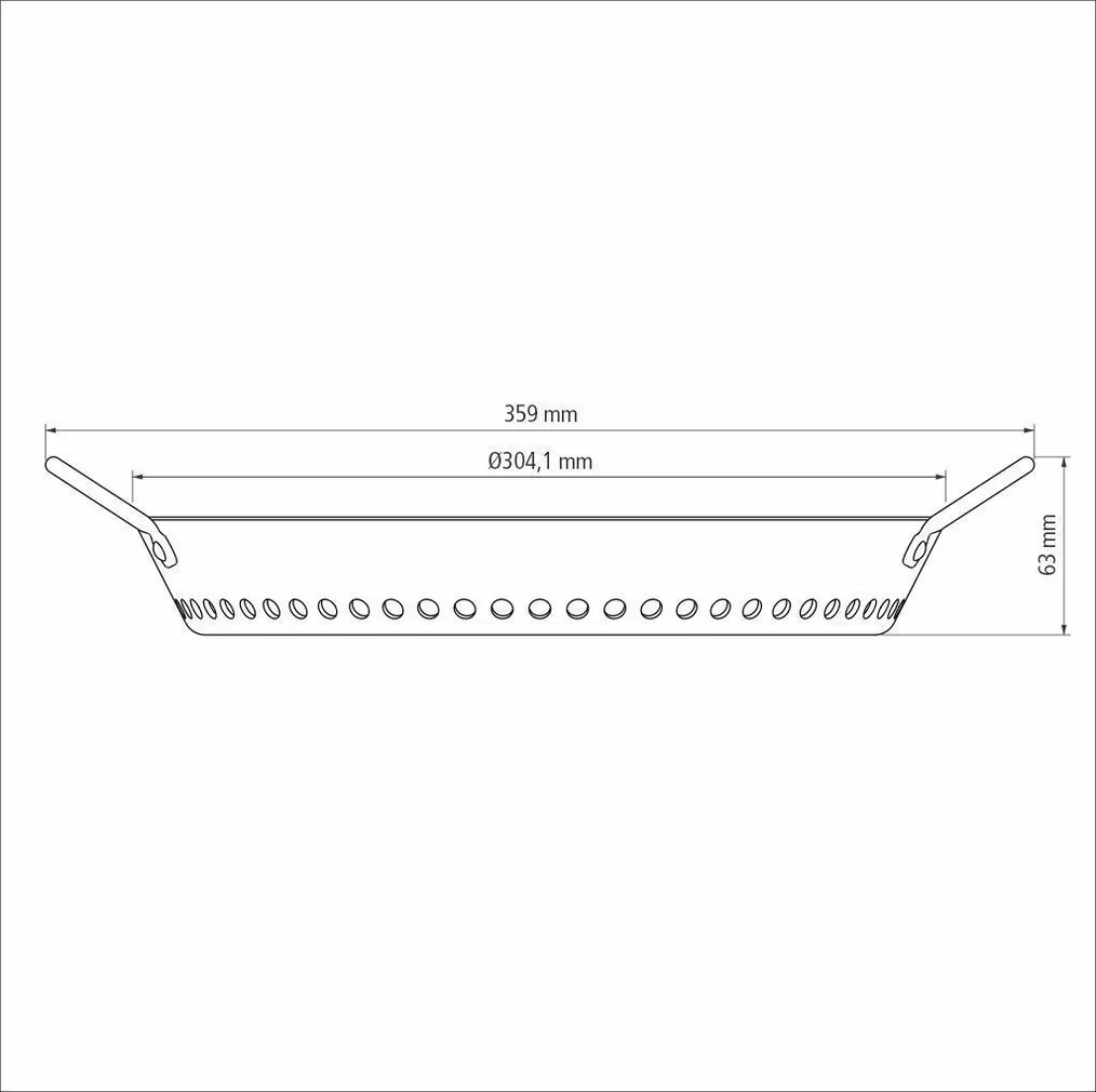 GRILLPANN TRAMONTINA CHURRASCO AUKUDEGA 30CM