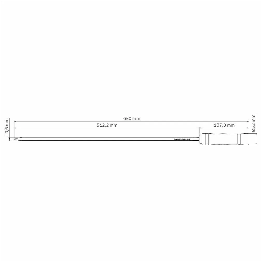 GRILLIVARRAS TRAMONTINA 65CM