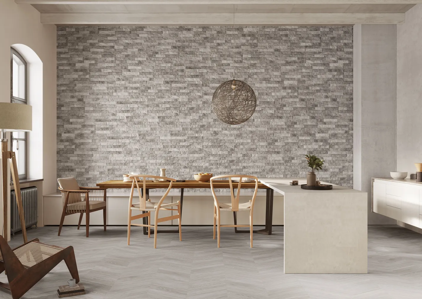 SEINAPLAAT REALONDA RIBERA GRIS 31X56CM 1,21M² PAKIS