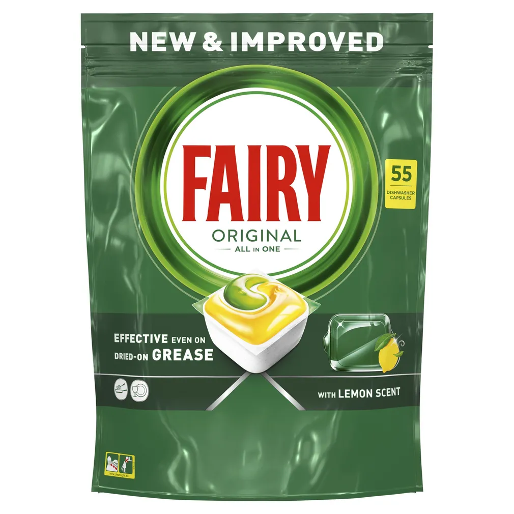 NÕUDEPESUKAPSLID FAIRY AI1 LEMON 55TK