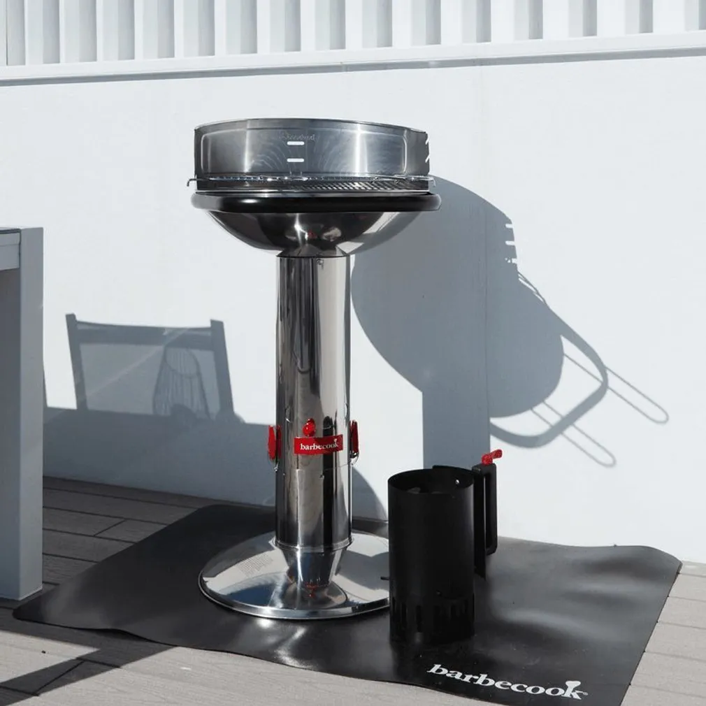 GRILLI ALUSMATT BARBECOOK 120X80CM, MUST