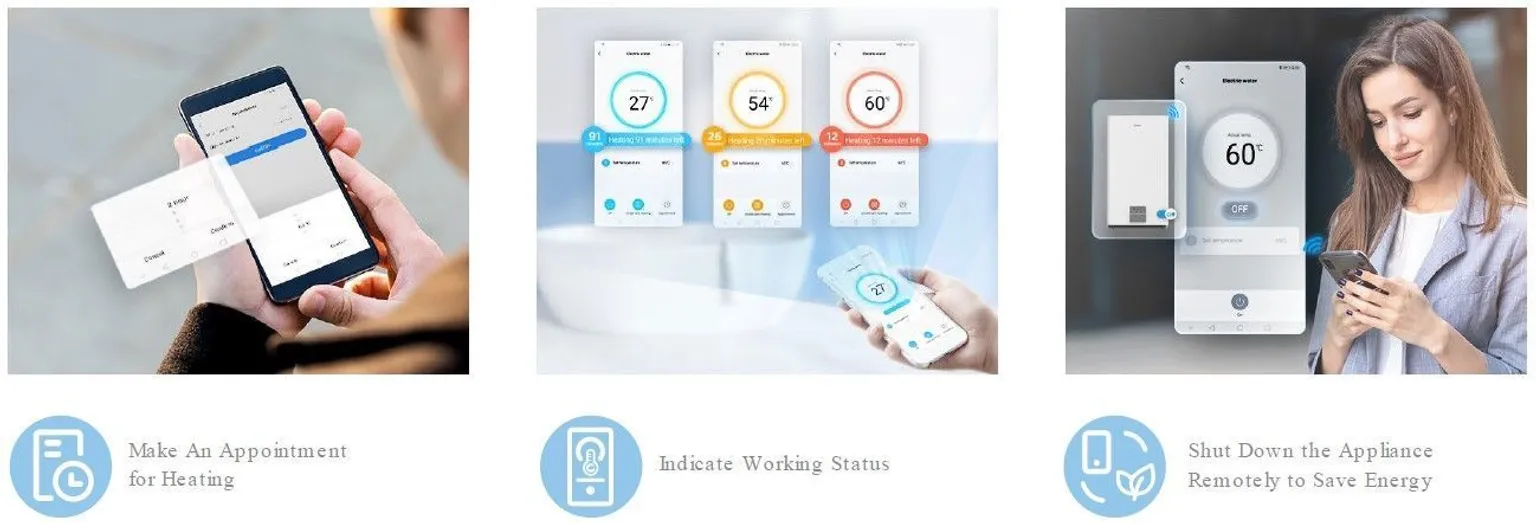 BOILER MIDEA SALUTE FLEX 80 VERT/HOR 74L  2000W Wi-Fi