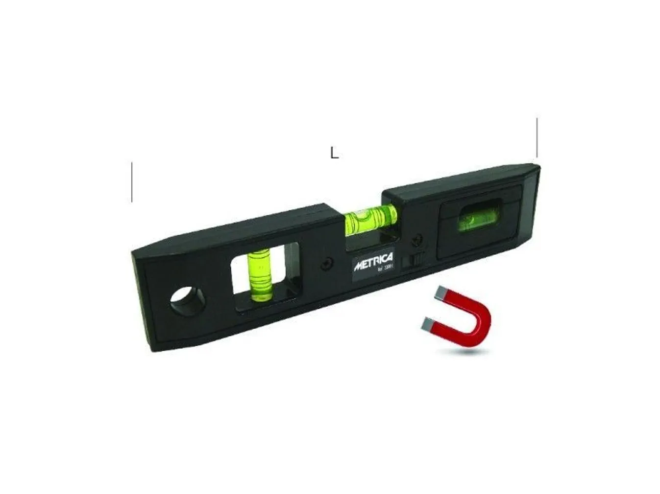VESILOOD METRICA MAGNETIGA, PLASTIKUST 21CM