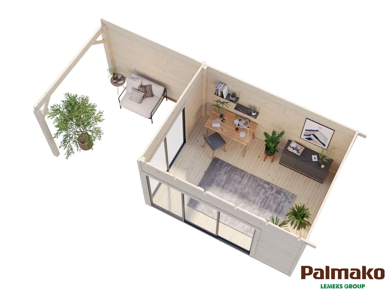 AIAMAJA PALMAKO ANDREA 11,2+7,9M² SLIDE PLUS
