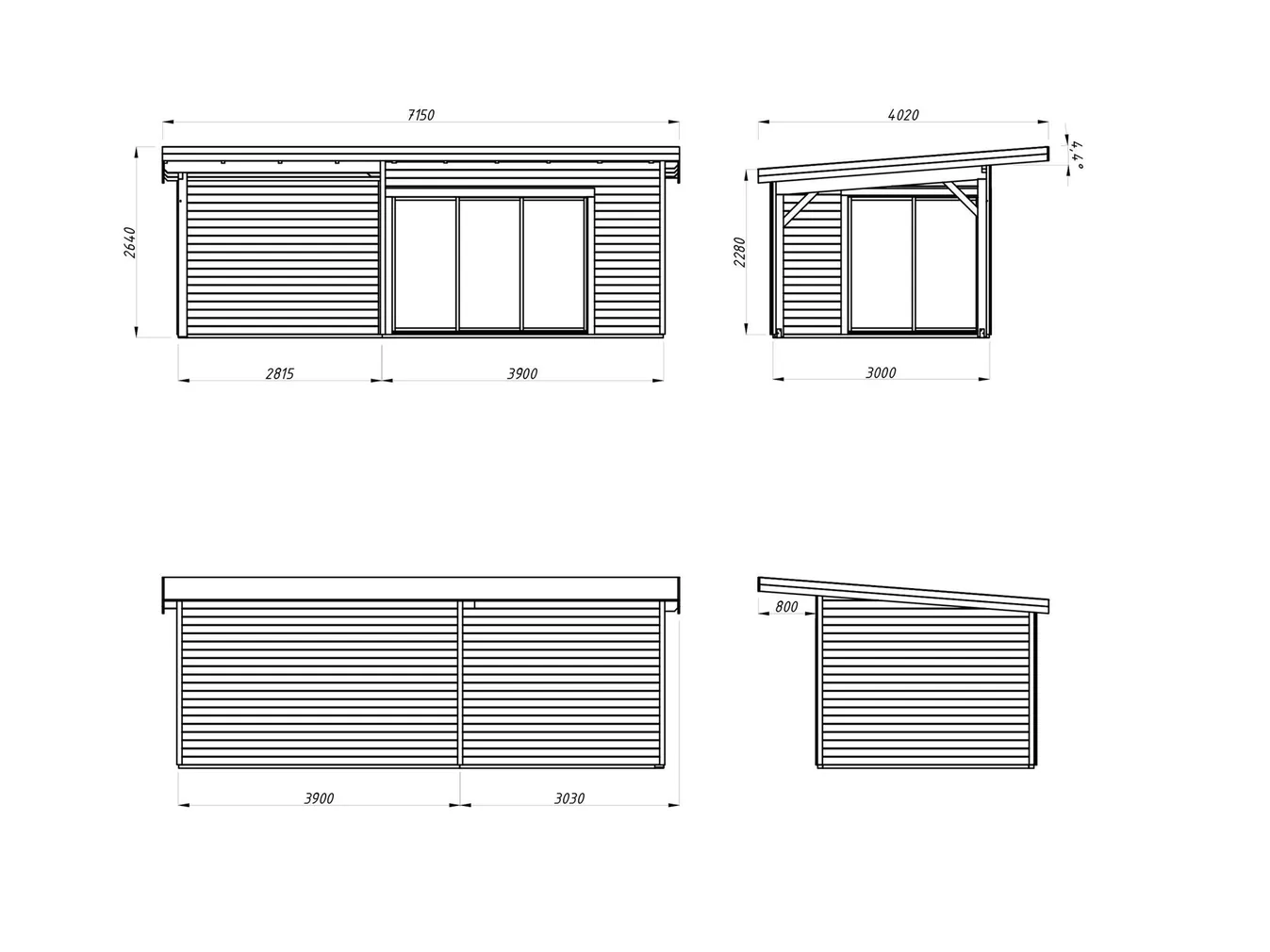 AIAMAJA PALMAKO ANDREA 11,2+7,9M² SLIDE PLUS