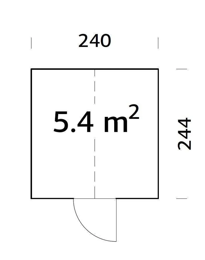 PAVILJON PALMAKO EMILIA 5,4M²