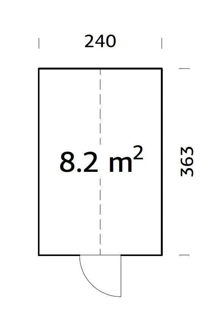 PAVILJON PALMAKO EMILIA 8,2M²