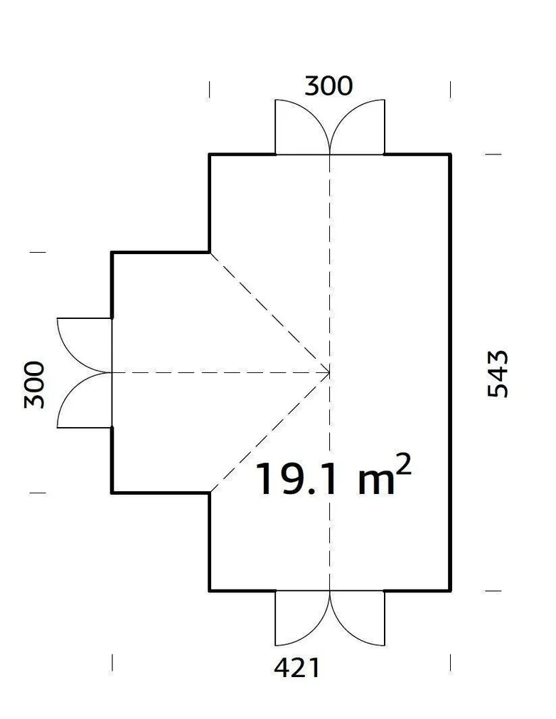 PAVILJON PALMAKO EMILIA 19,1M²