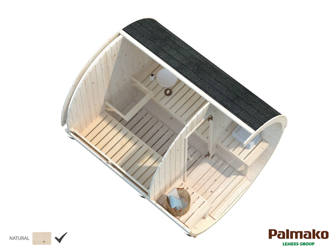 SAUN PALMAKO ANITA 1,3+0,7M²