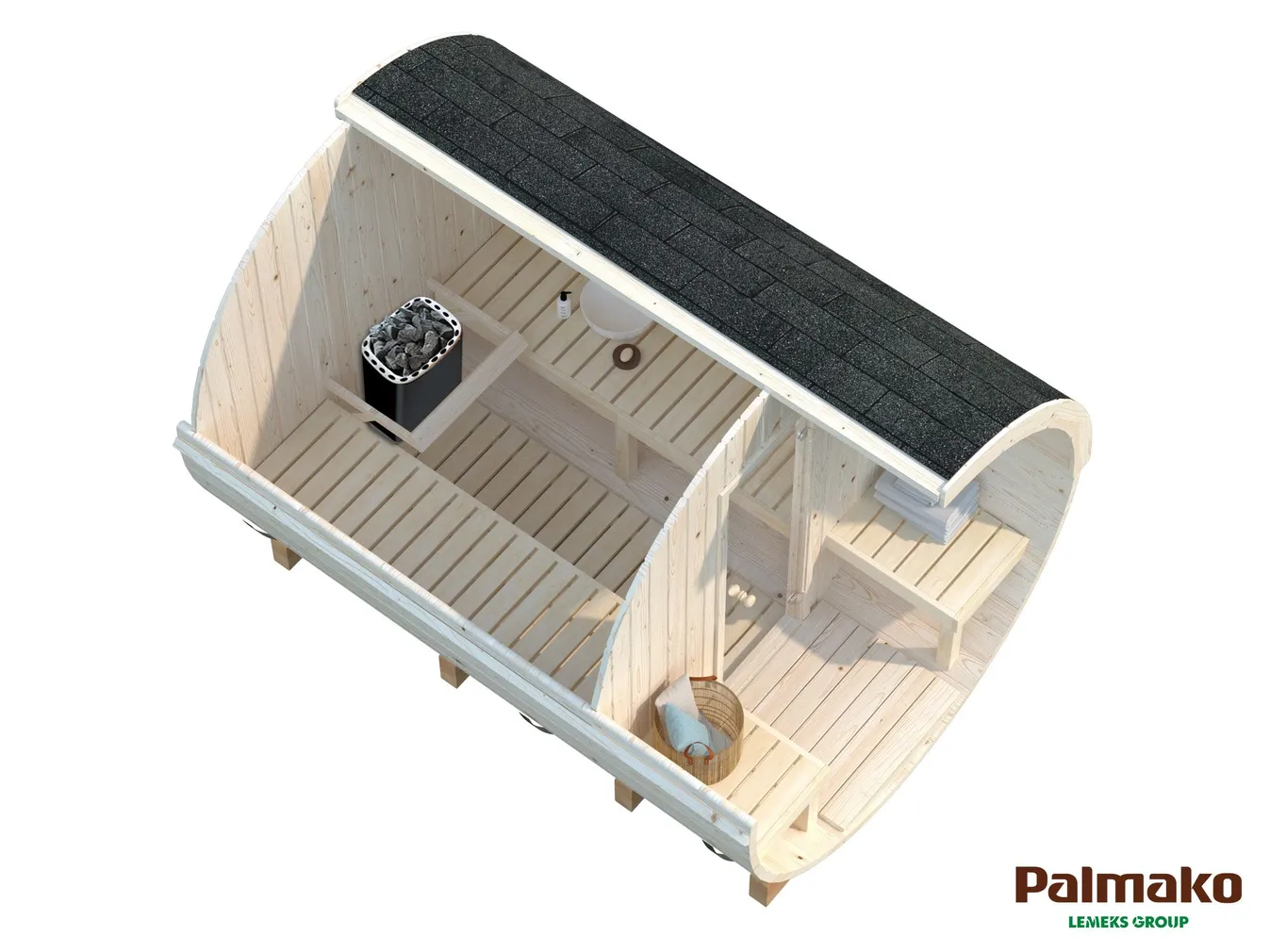 SAUN PALMAKO ANITA 1,6+0,7M²