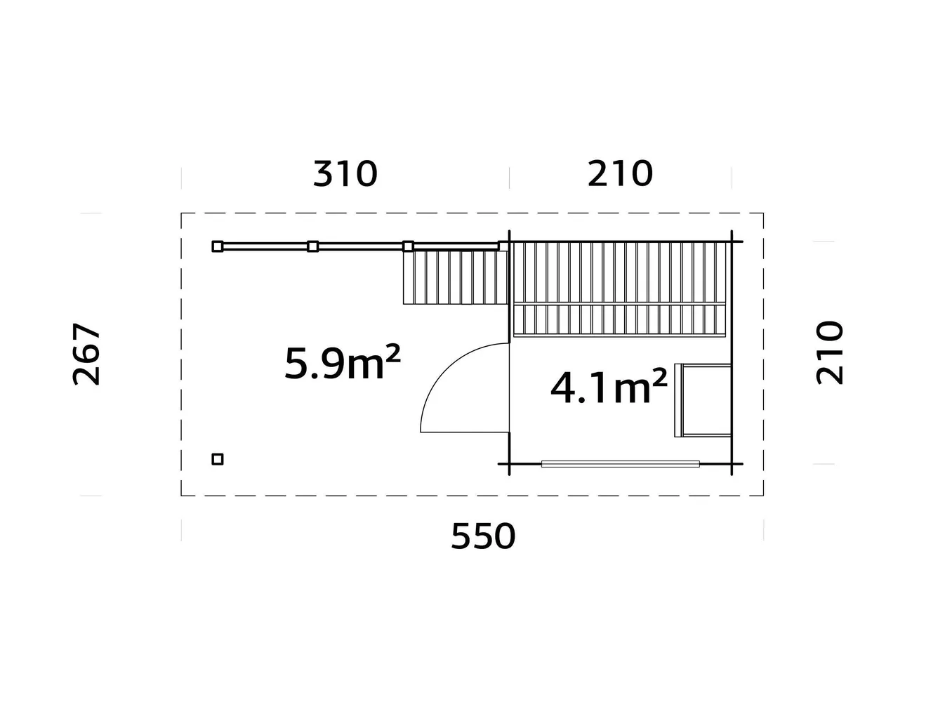 SAUN PALMAKO SANNA 4,1+5,9M²