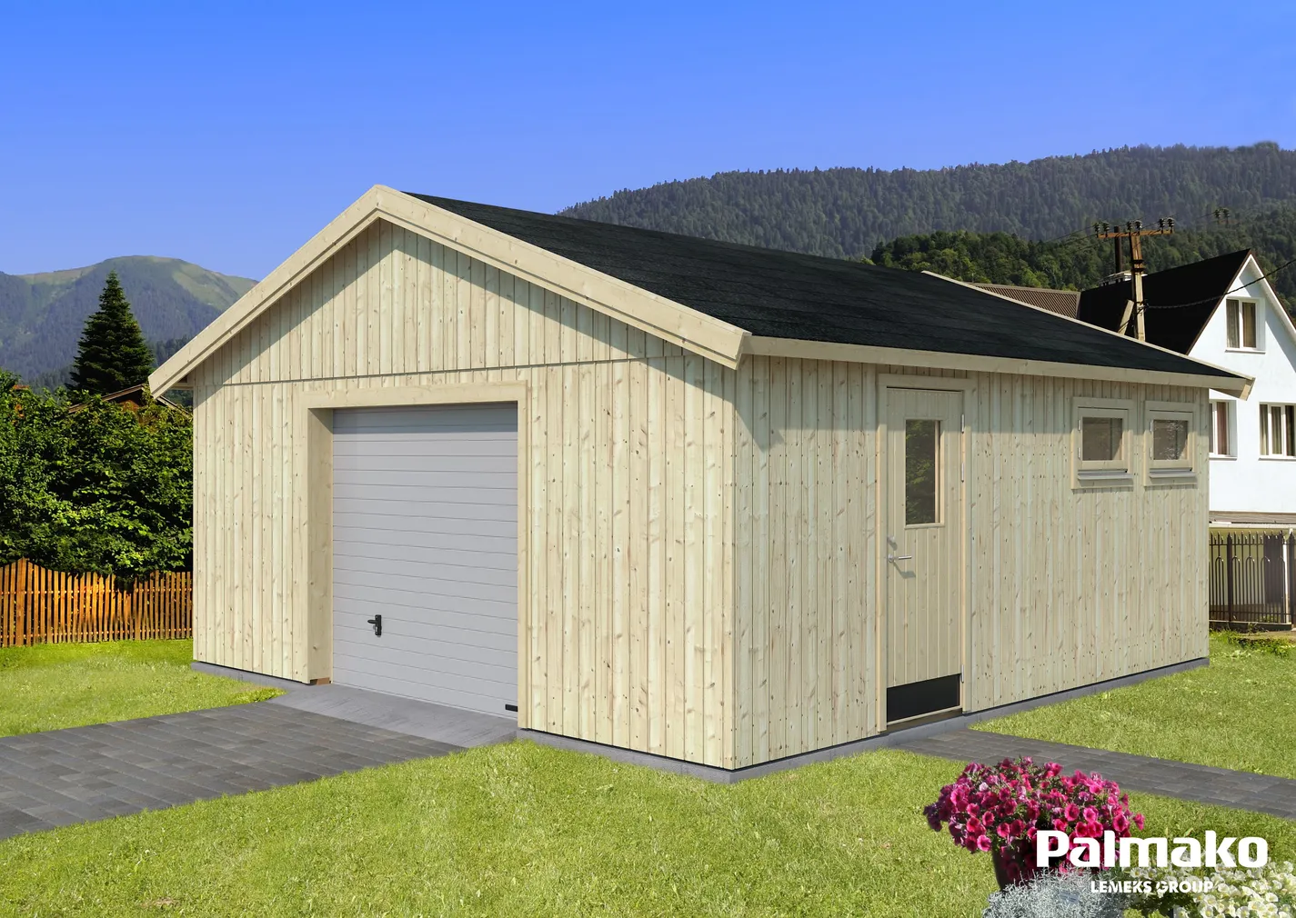 GARAAŽ PALMAKO ANDRE 28,5M² SEKTSIOONUKSEGA