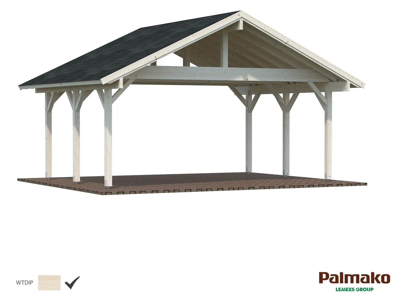 AUTOVARJUALUNE PALMAKO ROBERT 20,6M²