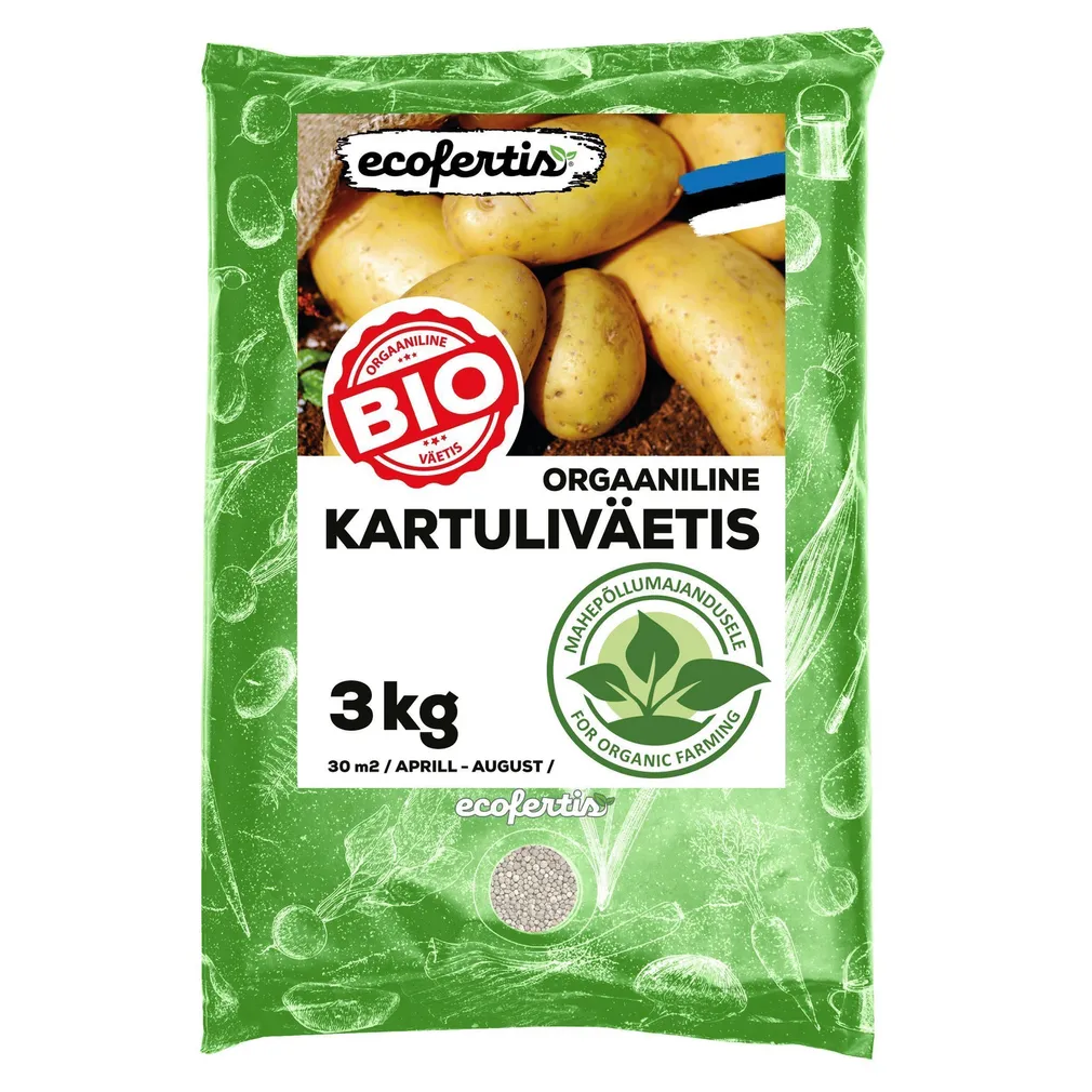 KARTULIVÄETIS ECOFERSTIS ORGAANILINE 3KG