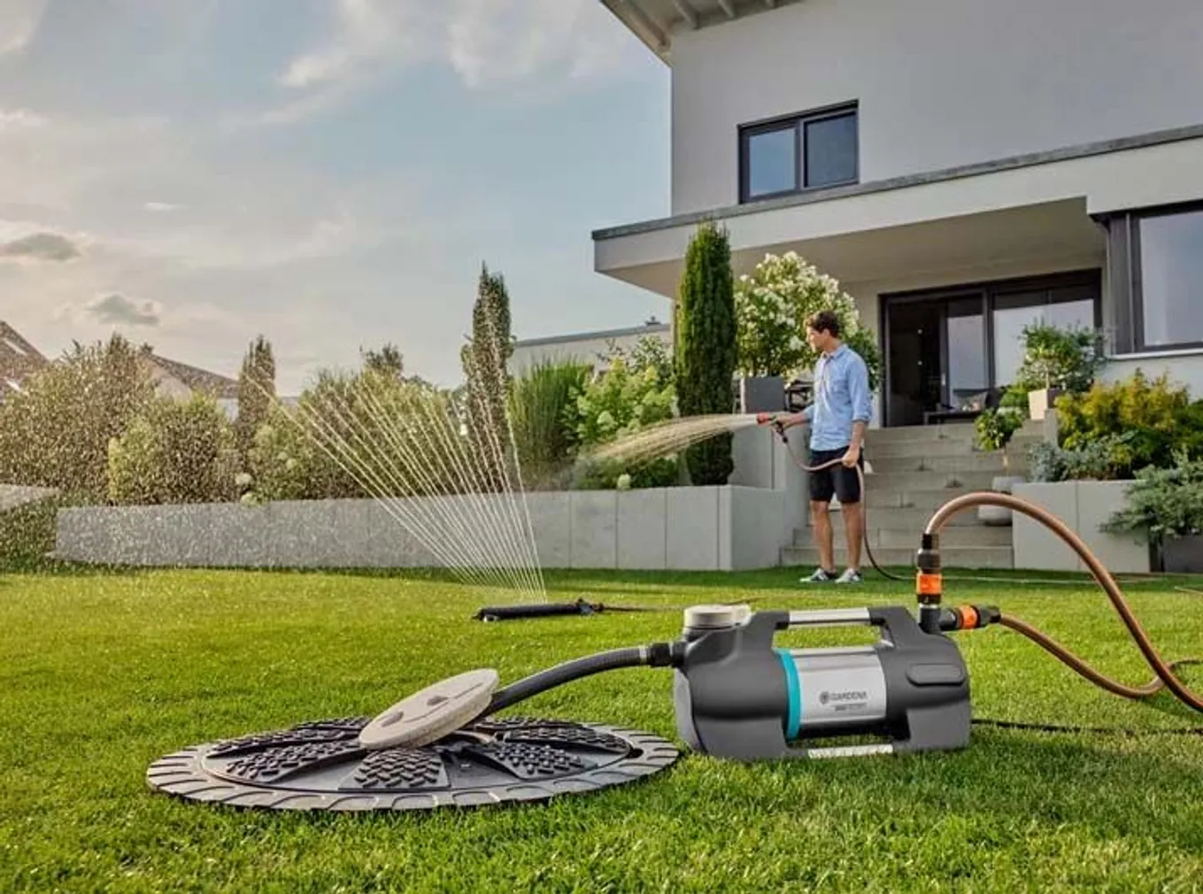 AIAPUMP GARDENA 5600 SILENT+ 900W, 47M/4,7BAR, 5600L/H