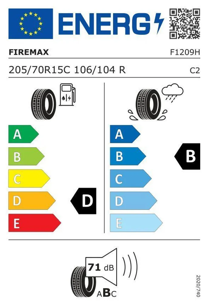 SUVEREHV 205/70/R15C FIREMAX FM913 E/B/71 106/104R